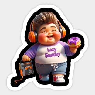 Lazy Sunday Sticker